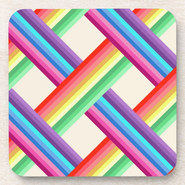 Rainbow Twist Coaster (Front)