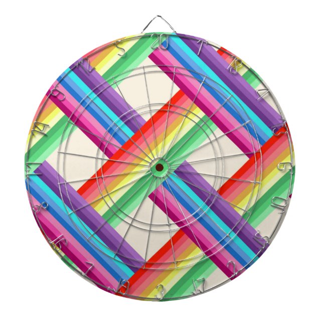 Rainbow Twist Dartboard (Front)