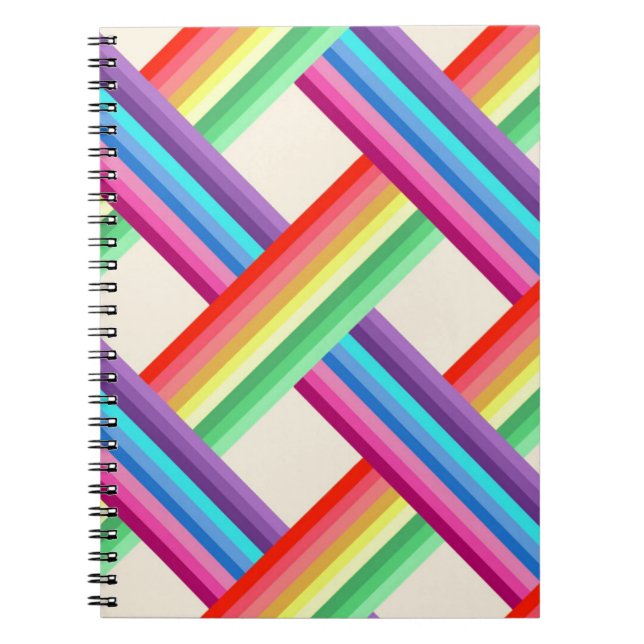 Rainbow Twist Notebook (Front)