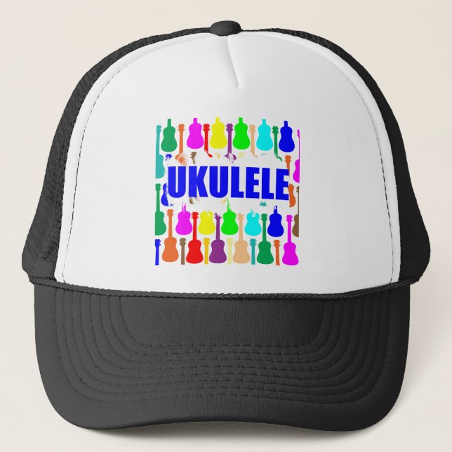 Rainbow Ukuleles Trucker Hat (Front)