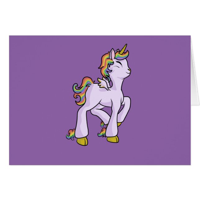 Rainbow Unicorn! (Front Horizontal)