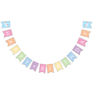 Rainbow Unicorn Bunting
