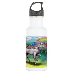 Rainbow Unicorn Butterflies Faeries 532 Ml Water Bottle