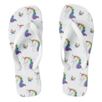 Rainbow Unicorn & Butterfly Pattern Colourful Cool