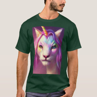 Rainbow Unicorn Cat friends boy T-Shirt