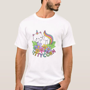 Rainbow Unicorn Cat Kittycorn Long Sleeve T-Shirt