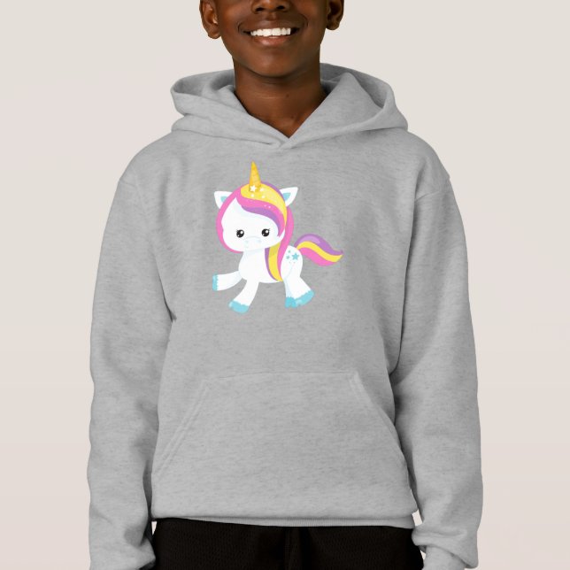 Rainbow Unicorn, Cute Unicorn, Star, Magic Unicorn (Front)
