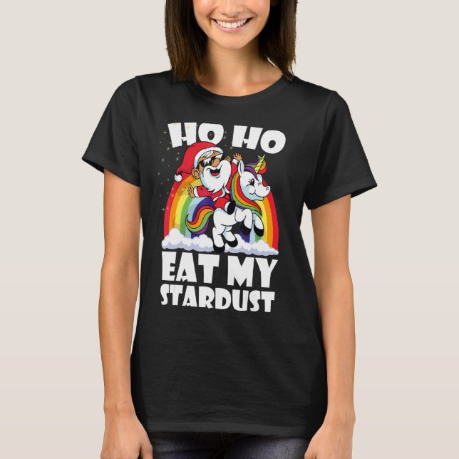 Rainbow unicorn Design T-Shirt (Front)