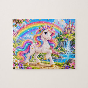 Rainbow Unicorn Fantasy Jigsaw Puzzle