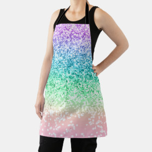 Rainbow Unicorn Glitter 4 Apron