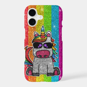 Rainbow Unicorn Glitter Sparkly Gold Sparkles