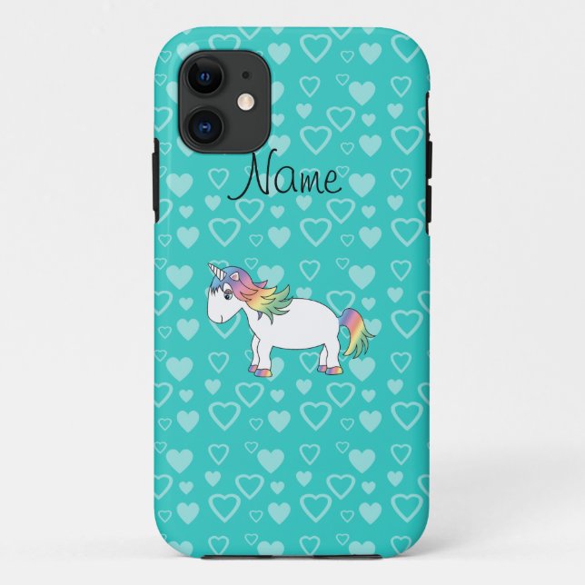 Rainbow unicorn iphone 5 case (Back)