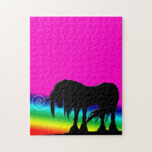 Rainbow Unicorn Jigsaw Puzzle