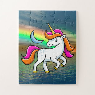 Rainbow Unicorn Jigsaw Puzzle