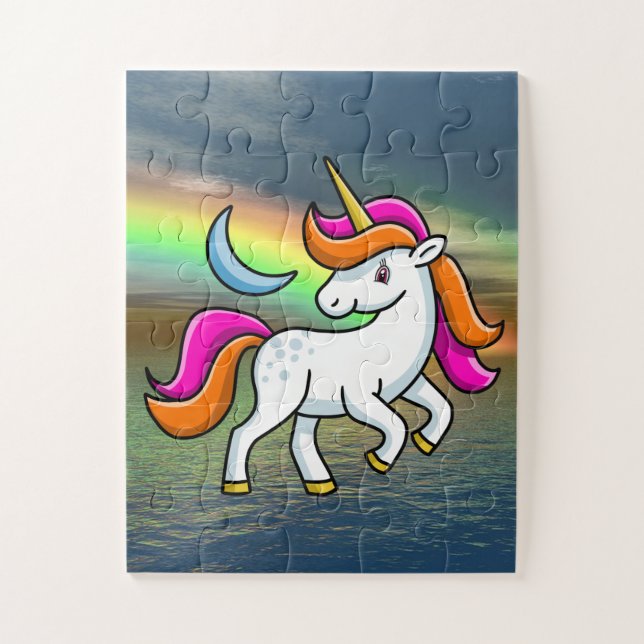 Rainbow Unicorn Jigsaw Puzzle (Vertical)