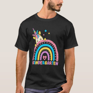 Rainbow Unicorn Kindergarten Teacher First Day Of T-Shirt