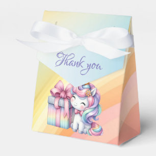 Rainbow Unicorn Magic Birthday Favour Box