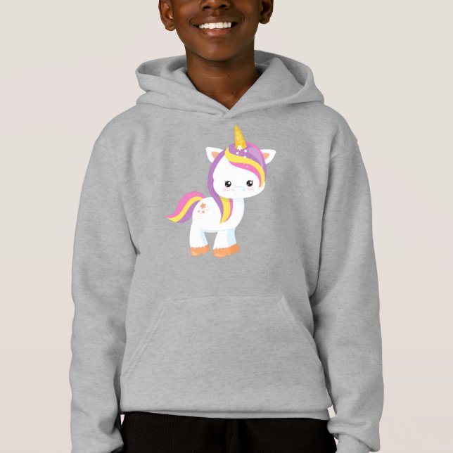 Rainbow Unicorn, Magic Unicorn, Cute Unicorn, Star (Front)