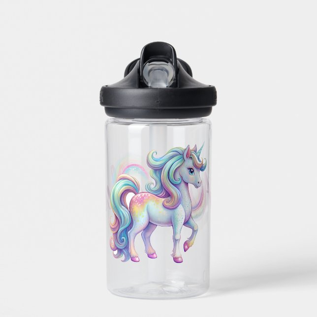 Rainbow Unicorn Magic Water Bottle (Front)