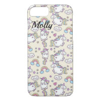 Rainbow Unicorn NAME Kawaii Cute Sweet