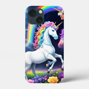 Rainbow Unicorn One iPhone 13 Mini Case