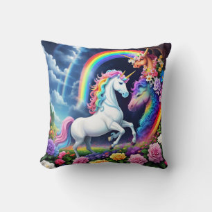Rainbow Unicorn One Cushion
