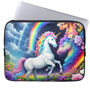 Rainbow Unicorn One Laptop Sleeve