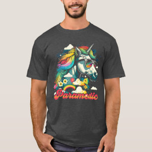Rainbow Unicorn Paramedic T-Shirt