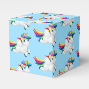 Rainbow Unicorn Party Favour Box