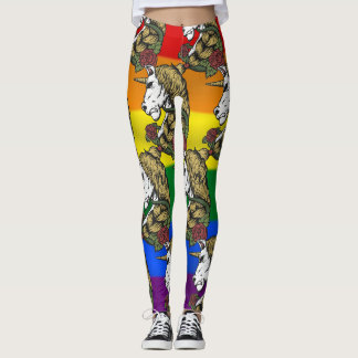 Rainbow Unicorn Party Leggings