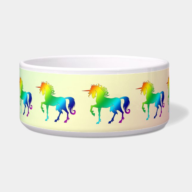 Rainbow Unicorn Pet Bowl (Right)