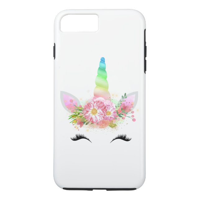 Rainbow Unicorn Phone Case (Back)