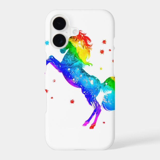 Rainbow Unicorn Phone Case (Back)