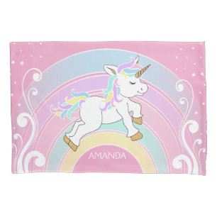 Rainbow Unicorn Pillowcase