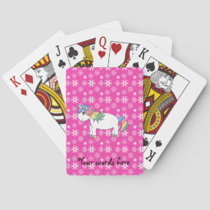 Rainbow unicorn playing cards