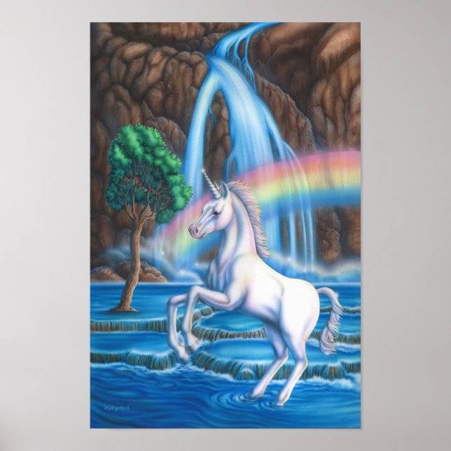 Rainbow Unicorn Poster (Front)