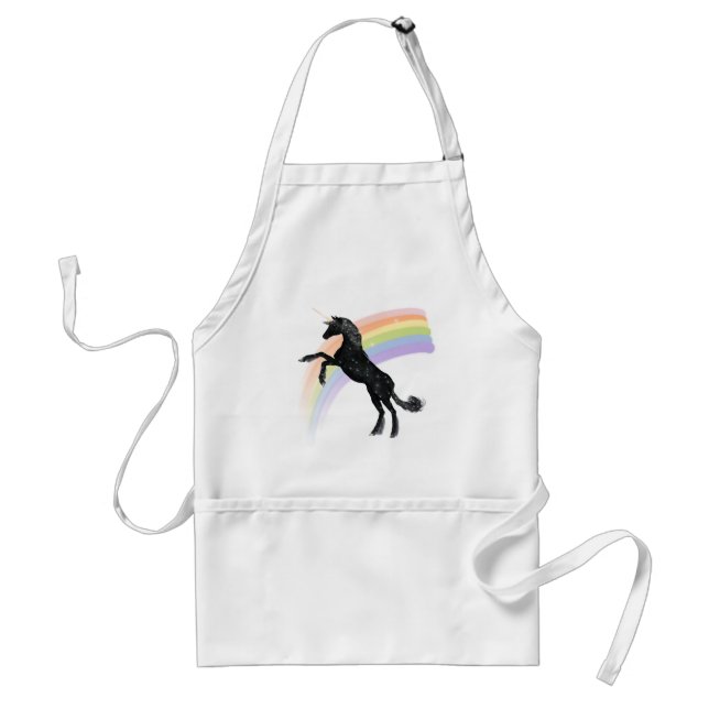 Rainbow Unicorn Standard Apron (Front)