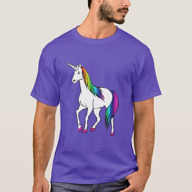RAINBOW UNICORN T-Shirt (Front)