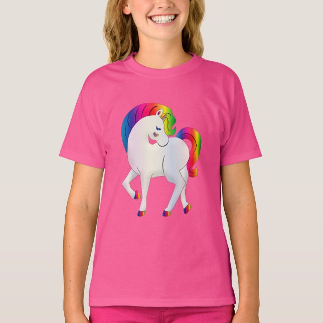 Rainbow Unicorn t-shirt (Front)
