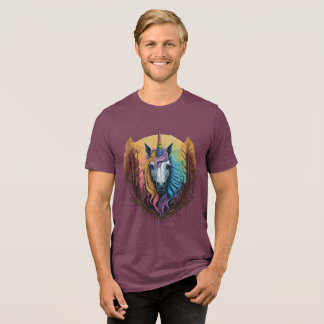 Rainbow Unicorn Tri-Blend Shirt