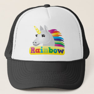 Rainbow Unicorn Trucker Hat