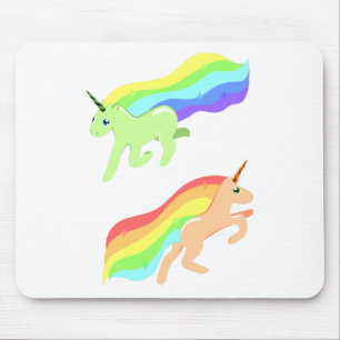 Rainbow Unicorns Mouse Pad