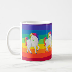 Rainbow Unicorns Parade Coffee Mug