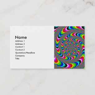 Rainbow Universe - Fractal Art Business Card