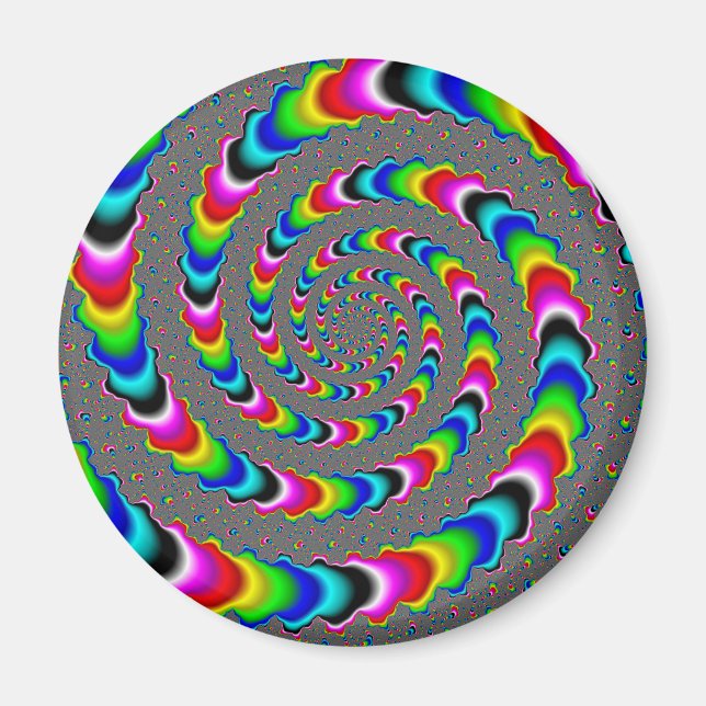 Rainbow Universe - Fractal Art Magnet (Front)