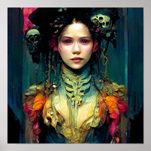 Rainbow Urchin Fantasy Sci-Fi Poster (Front)