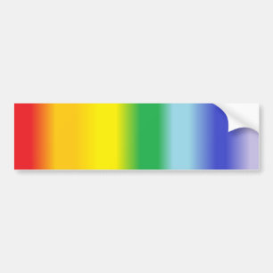 Rainbow v1 bumper sticker