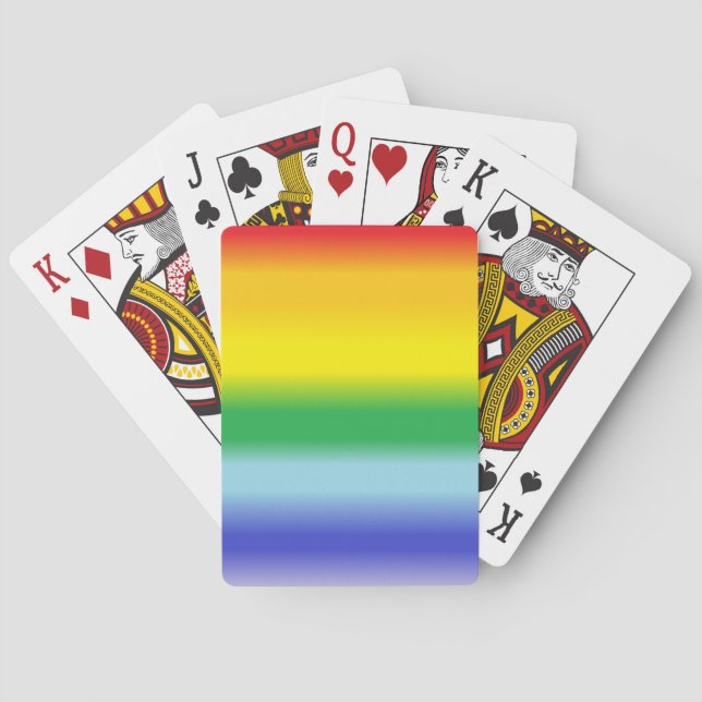 Rainbow v1 playing cards (Back)