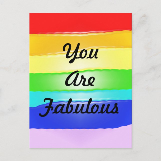 Rainbow v2 postcard (Front)