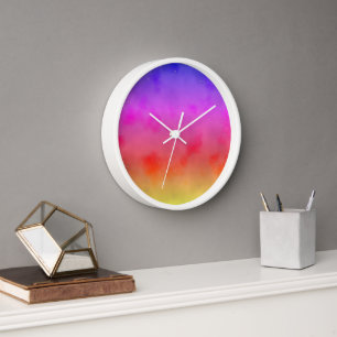 Rainbow Vapour Clock